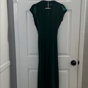 Reformation Dark Green Maxi Dress